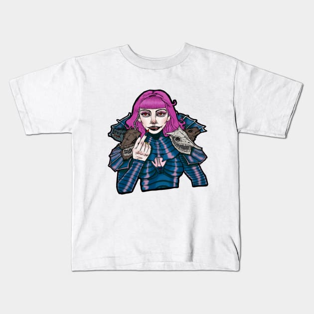 Rae - Creature Summoner Kids T-Shirt by Azgrakth